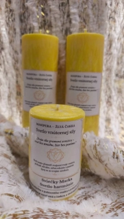 Manipura - žltá čakrová sviečka 650g