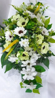 Ikebana zaťažená podlhovastá