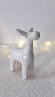 Minimalistický srnček biely