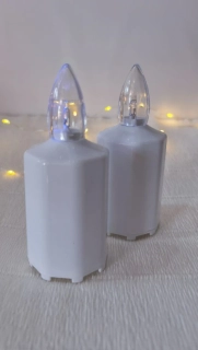 LED sviečka - priesvitná